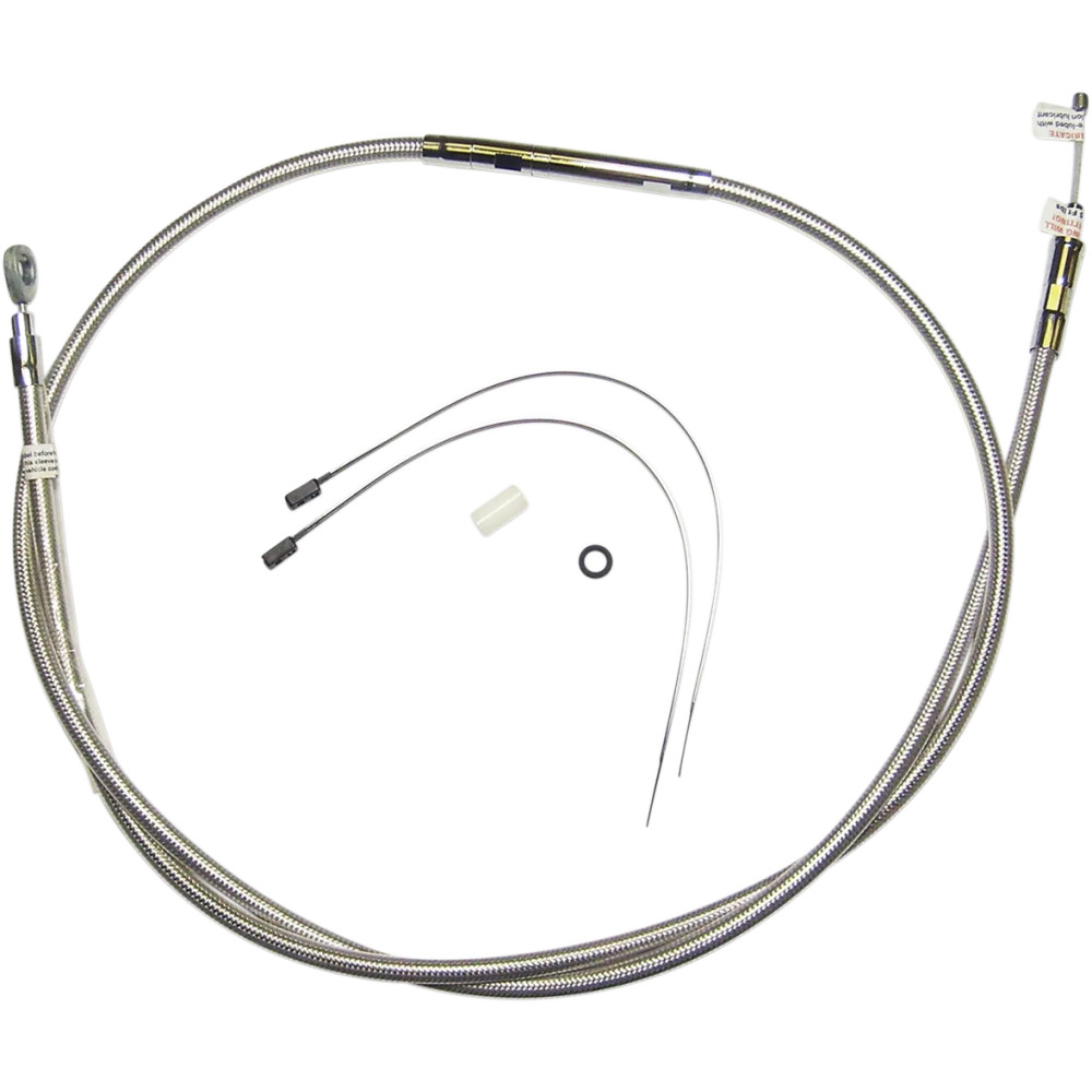 High-Efficiency Polished Stainless Clutch Cable — 200 cm (78-11/16\"), 71 mm (2-13/16\"), 83.5 cm (32-15/16\")