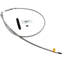 Cable de embrague de acero inoxidable de alta eficiencia para Harley-Davidson — 157.5 cm (62\"), Estándar, Plateado