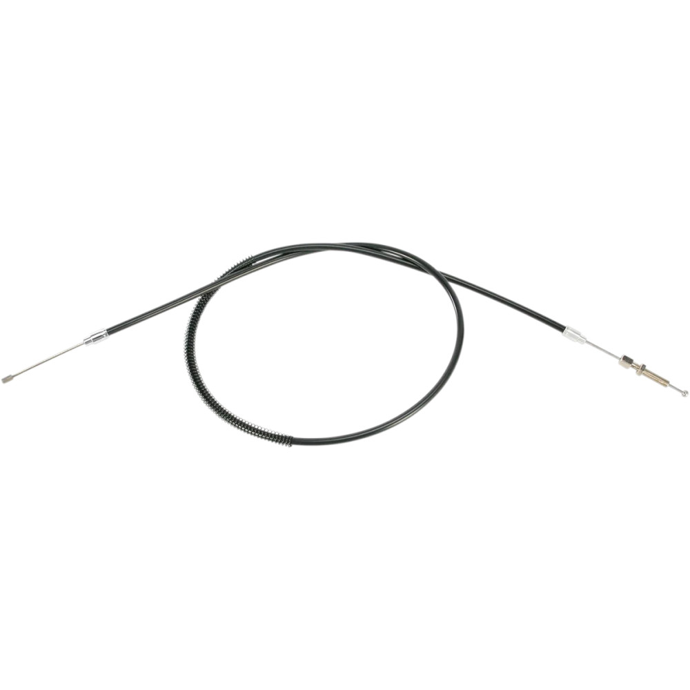 High-Efficiency Black Vinyl Clutch Cable — 55-3/4", +6", bottom adjuster
