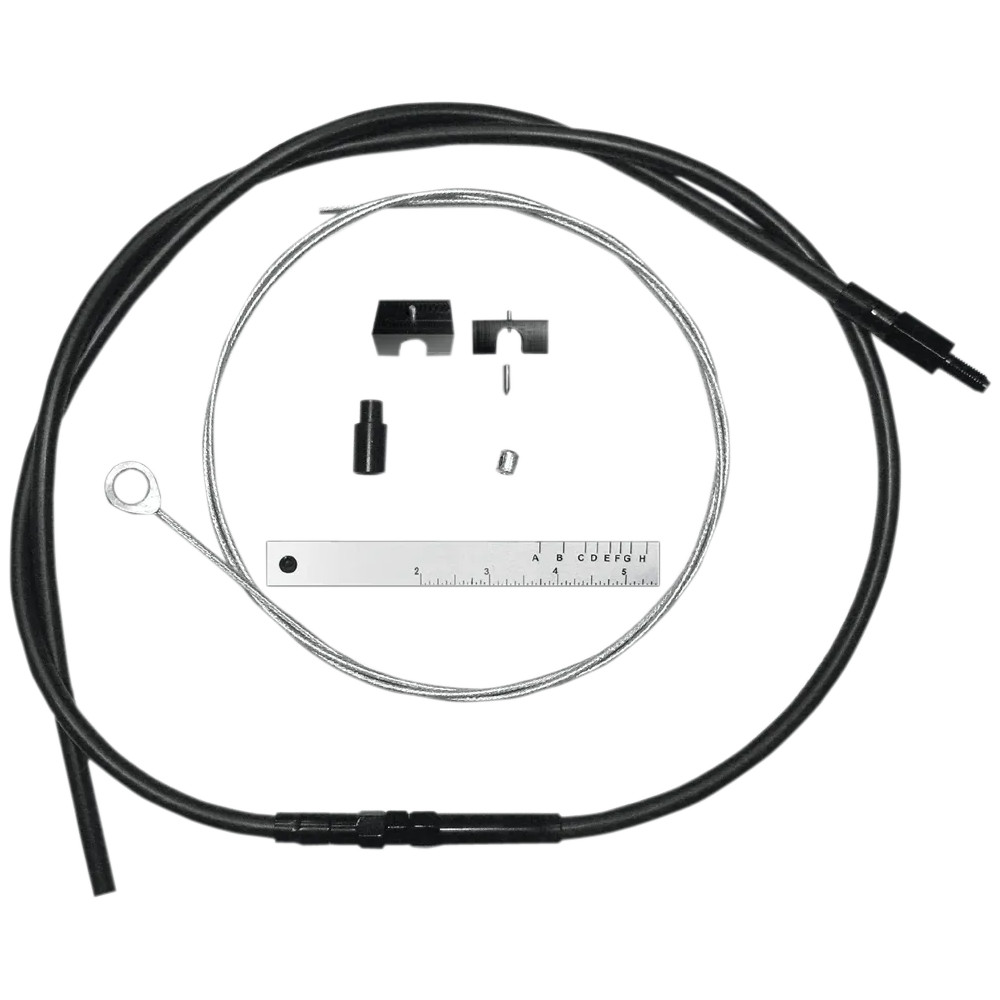 BYO™ Build Your Own™ Clutch Cable Kit — 203 cm (80\") overall, 65 cm (25.5\") adjuster, fits 1987+ 5/6-speed transmissions