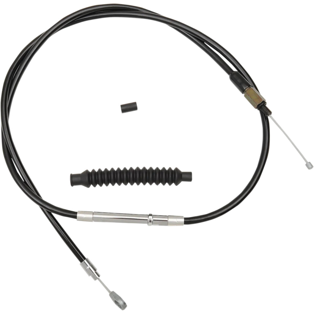 Black Vinyl Clutch Cable — 18"-20" handlebar height, Ape Hanger
