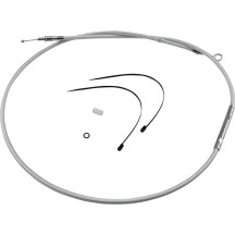 High-Efficiency Braided Sterling Chromite II® Clutch Cable — 57-1/4 in housing, 71 mm travel, 20-3/4 in adjuster