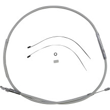 High-Efficiency Braided Sterling Chromite II® Clutch Cable — 63 in housing, 20-3/4 in adjuster
