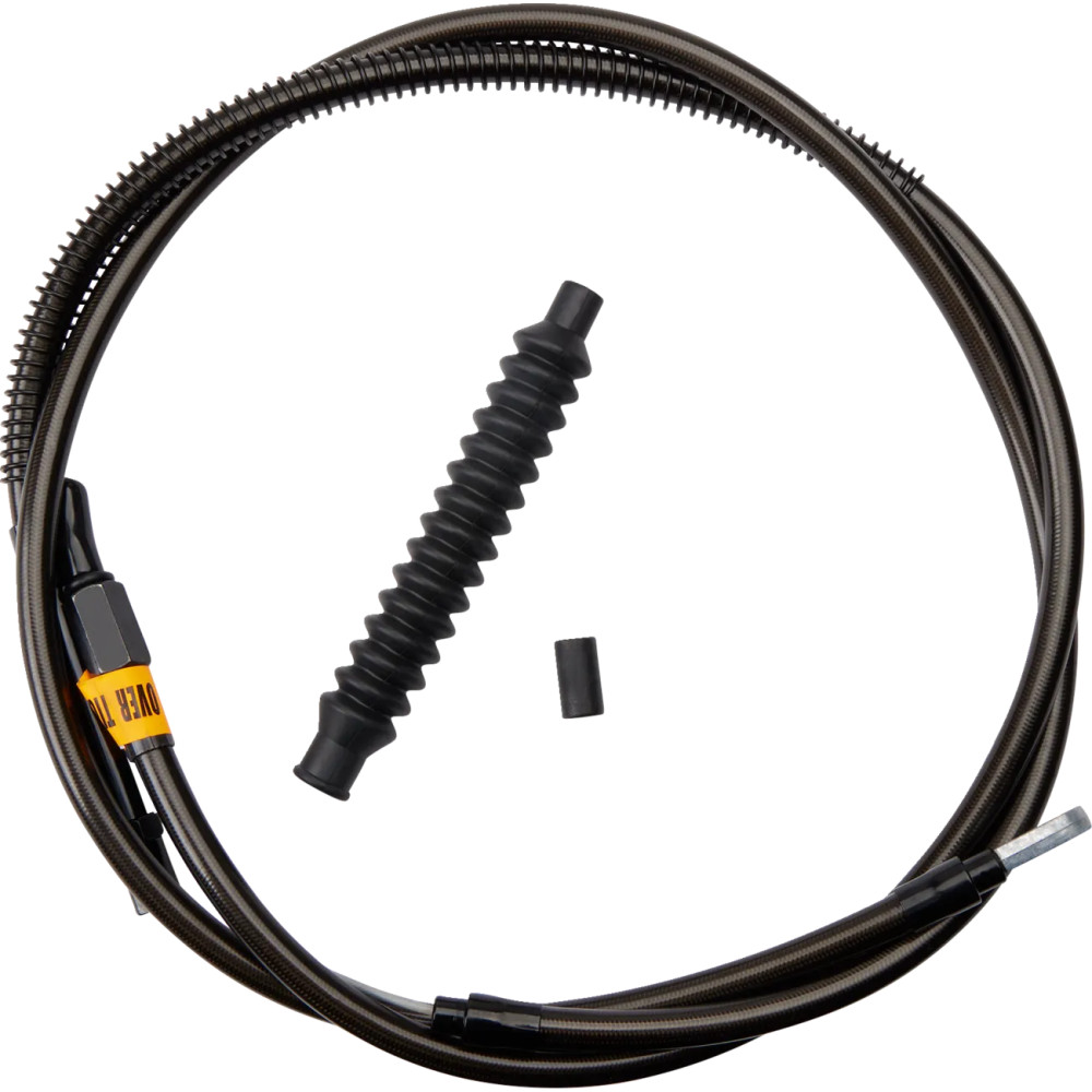 Midnight Braided Clutch Cable — Clutch, 185 cm housing (72-3/4"), fits 12"–14" handlebars, Black