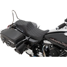 Predator III Asiento 2-Up — 30-1/2" total, 15" conductor, Negro, Plata