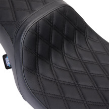 Asiento Performance Predator 2-Up — 30" largo, 11-3/4" ancho conductor, Negro