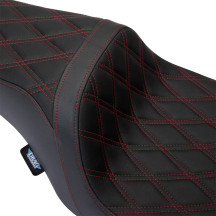 Predator 1-Up Seat — 30 in overall, 11-3/4 in driver width, Black