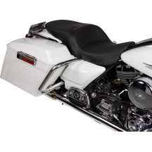 Freedom Touring Seat — 15" driver width, 30-1/2" overall length, Black