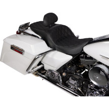 Freedom Touring Seat — 15" driver width, 30-1/2" length, 13" passenger width, Black