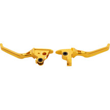 Method Lever Set — Brake & Clutch, Short, Gold, Polished