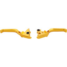 Method Lever Set — Brake & Clutch, Short, Gold, Polished