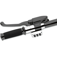 Contour Billet Clutch Lever Assembly — Anodized black, mechanical