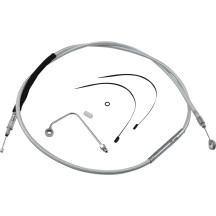 Cable de embrague trenzado Sterling Chromite II® de alta eficiencia — 195 cm de carcasa, 79 mm de recorrido, cromo