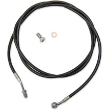 Cable de embrague de vinilo negro — Ape Hanger, 45.5–51 cm (18"–20")