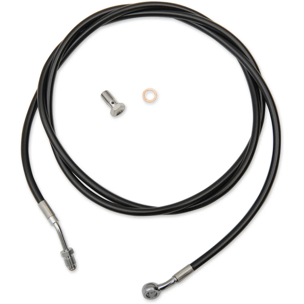 Cable de embrague de vinilo negro — Ape Hanger, 45.5–51 cm (18"–20")