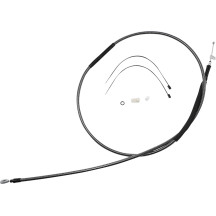 Cable de embrague Karbonfibr pulido de alta eficiencia — Longitud de carcasa 195 cm (76-11/16"), recorrido 79 mm (3-1/8")
