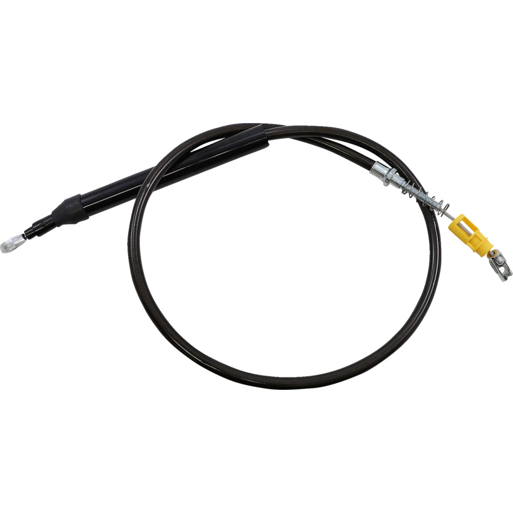Cable trenzado de embrague Midnight — Ape Hanger, altura manillar 12"–14", Negro