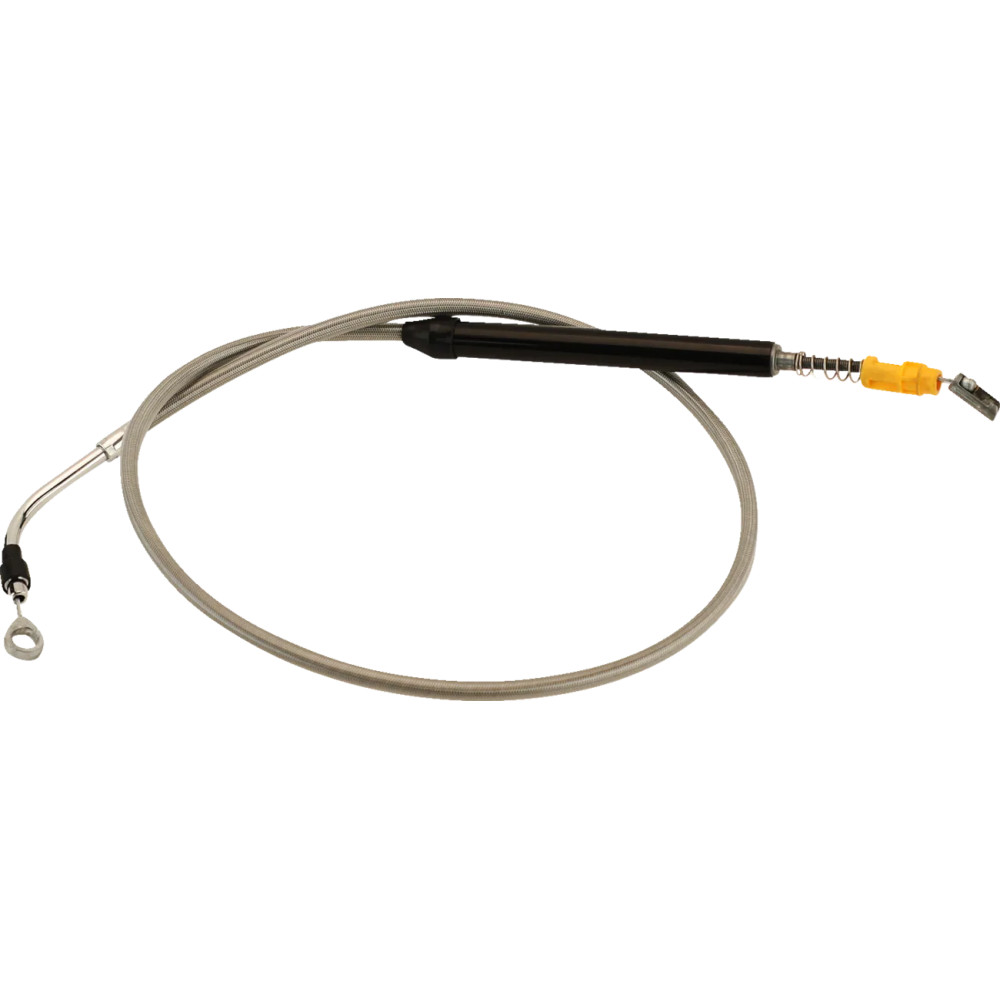 Cable de embrague trenzado de acero inoxidable — para Ape Hanger, acabado pulido