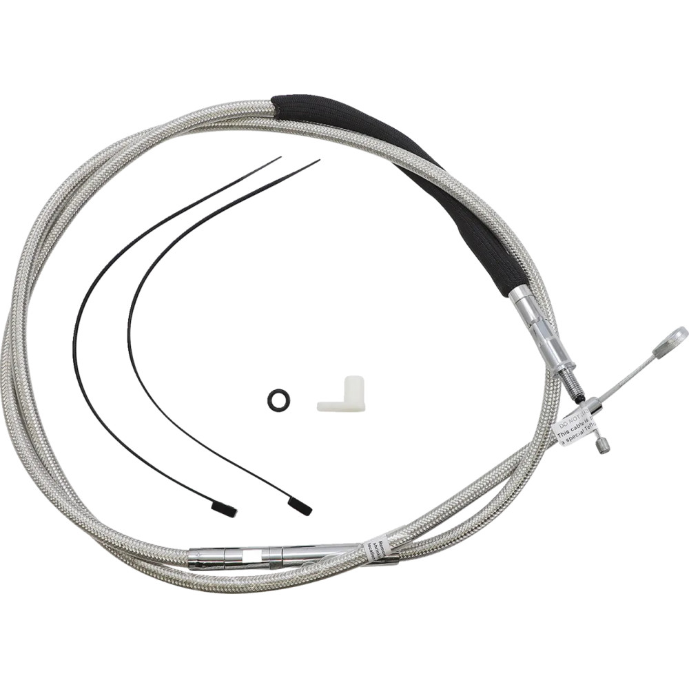 Cable de embrague pulido de acero inoxidable de alta eficiencia — 172 cm (67-11/16\") carcasa, 89 mm (3-1/2\") recorrido, Platea