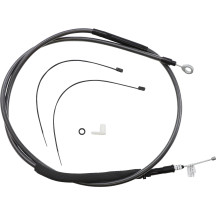 Cable de embrague Black Pearl™ de alta eficiencia — 210 cm (82-11/16"), recorrido 89 mm (3-1/2"), ajustador 64,5 cm (25-7/16"), 