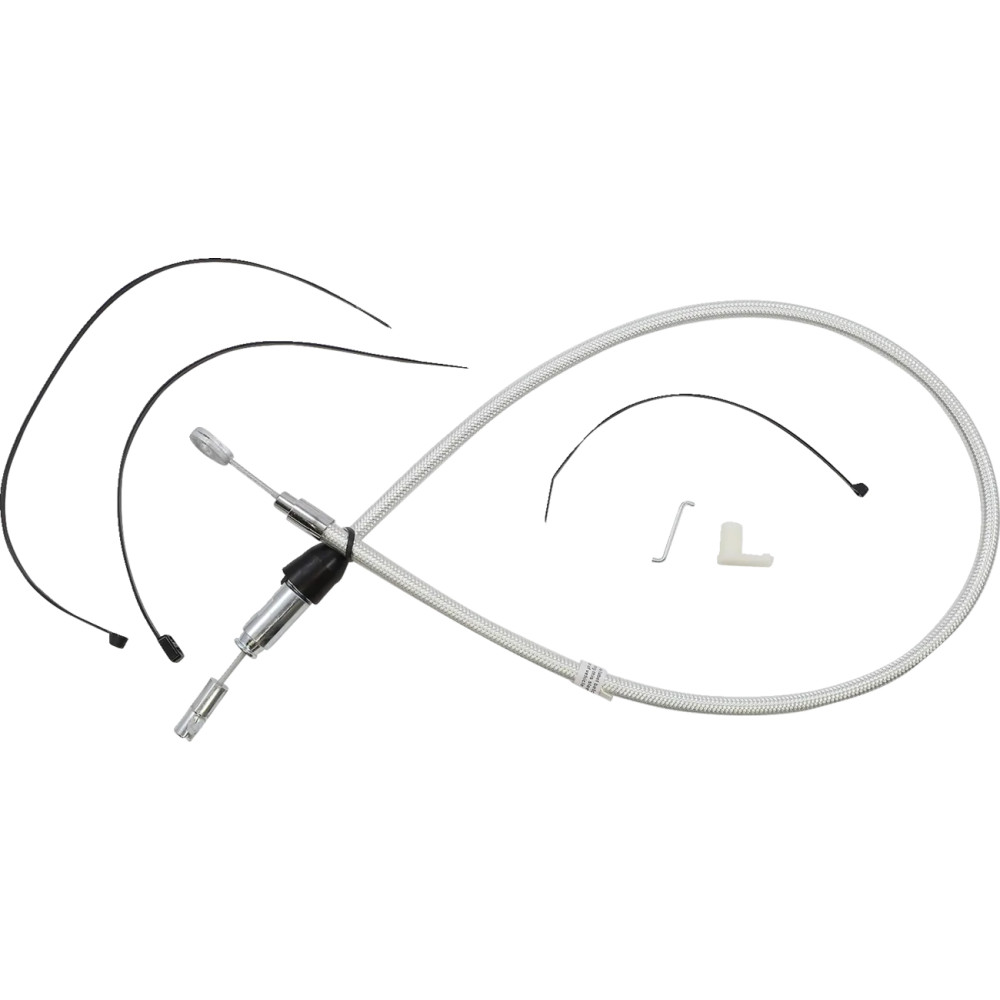 Sterling Chromite II® Cable superior de embrague con conexión rápida — 86 cm, 59 mm recorrido, Cromo