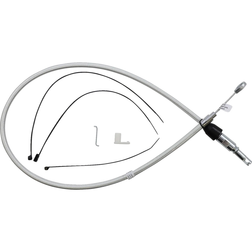 Sterling Chromite II® Quick Connect Upper Clutch Cable — 91.5 cm (36"), 59 mm (2-5/16"), Chrome