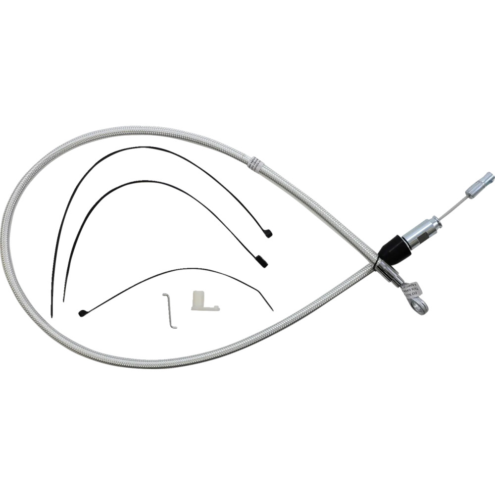 Sterling Chromite II® Cable de embrague superior Quick Connect — 96,5 cm (38 in), 59 mm recorrido, Cromado