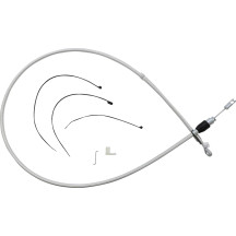 Cable de embrague superior Sterling Chromite II® Quick Connect — 132 cm (52"), 59 mm de recorrido, cromado