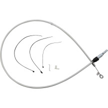Sterling Chromite II® Quick Connect Upper Clutch Cable — 137 cm (54"), 59 mm (2-5/16"), Clutch, Chrome