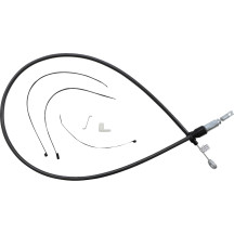 Black Pearl™ Quick Connect Upper Clutch Cable — 114.5 cm (45 in), 59 mm travel, Black