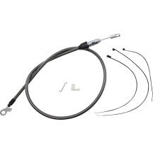 KARBONFIBR Cable de embrague superior de conexión rápida — 101,5 cm (40"), 59 mm recorrido, Plata