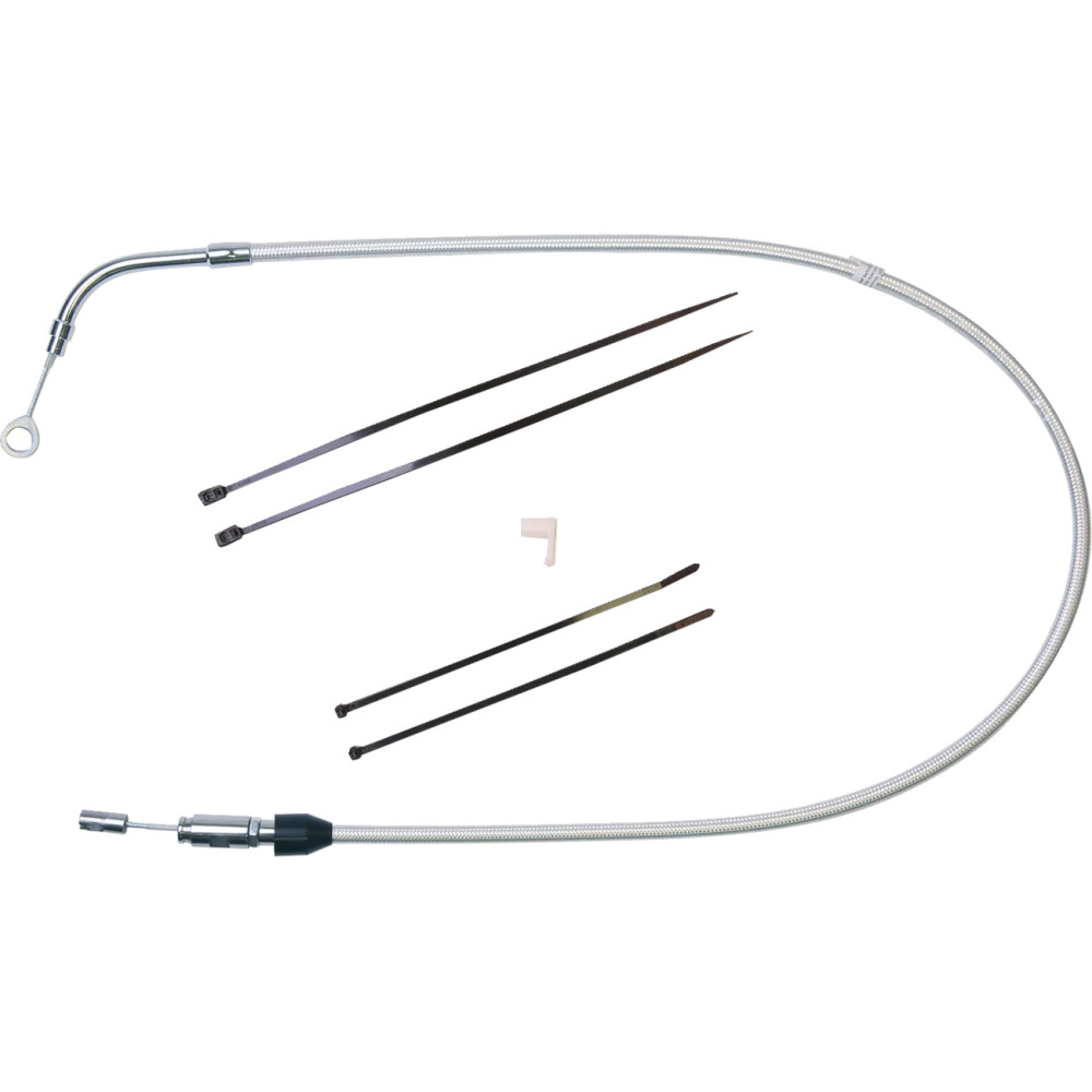 Sterling Chromite II® Cable de embrague superior de conexión rápida — 119,5 cm, 59 mm recorrido, Cromado