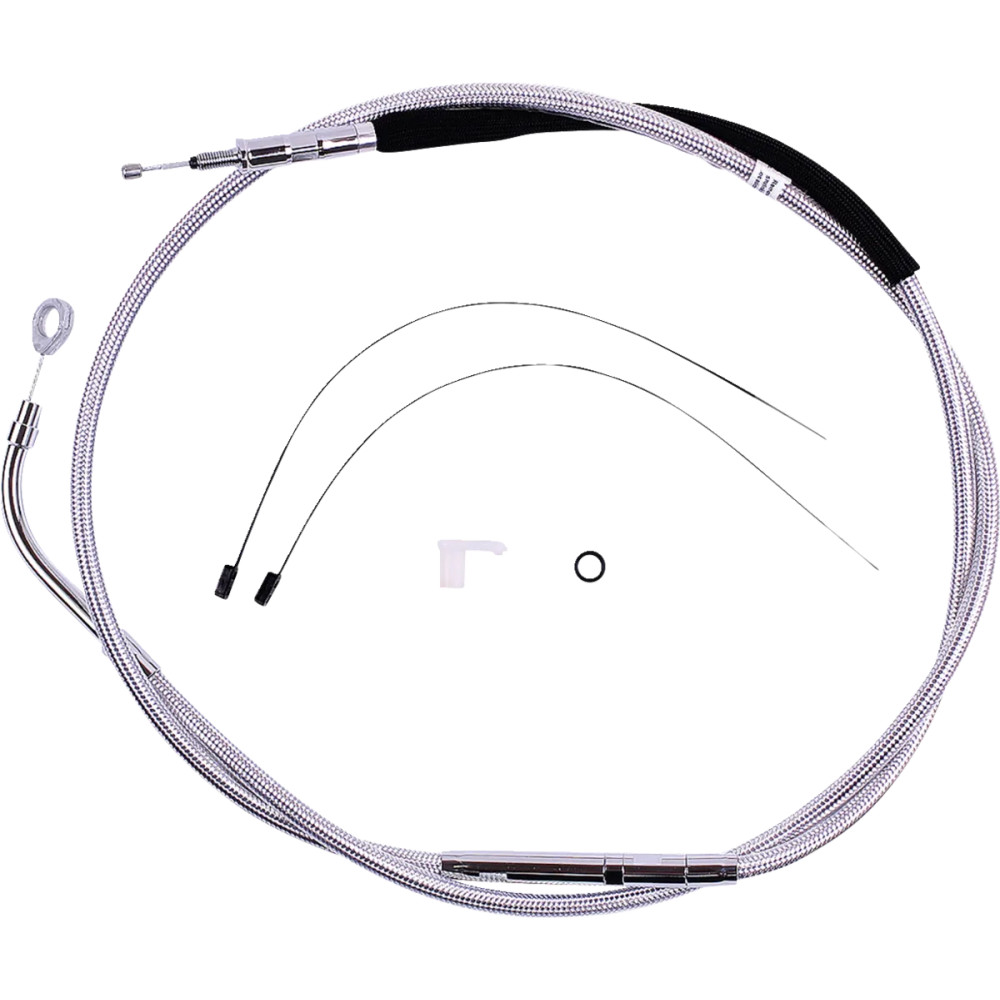 Cable de embrague trenzado de alta eficiencia Sterling Chromite II® — 167 cm carcasa, 89 mm recorrido, 64,5 cm ajustador, cromo