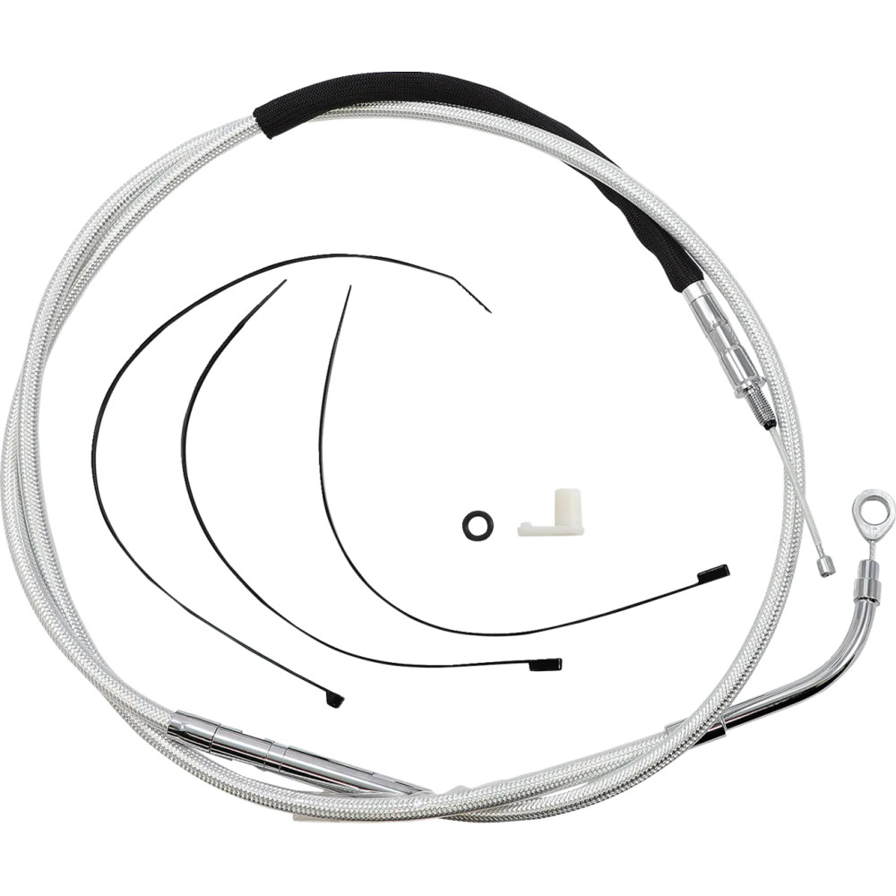 Cable de embrague trenzado de alta eficiencia Sterling Chromite II® — carcasa 71-3/4", 89 mm (3-1/2") recorrido, ajuste 25-7/16"