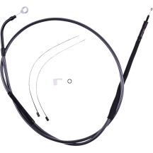 Cable de embrague Black Pearl™ de alta eficiencia — 167 cm (65-3/4"), 89 mm (3-1/2"), 64,5 cm (25-7/16"), Negro pulido