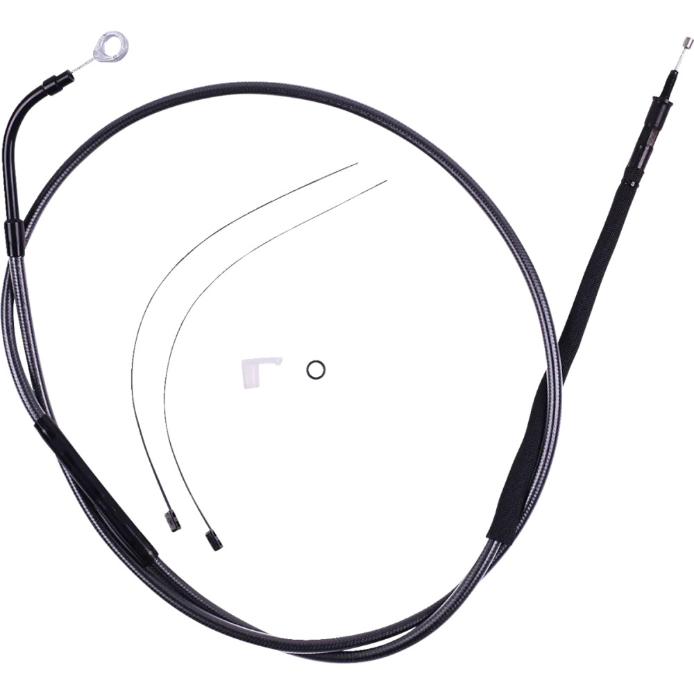 Cable de embrague Black Pearl™ de alta eficiencia — 167 cm (65-3/4"), 89 mm (3-1/2"), 64,5 cm (25-7/16"), Negro pulido