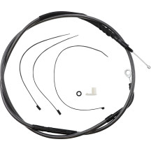 Cable de embrague Black Pearl™ de alta eficiencia — 182,5 cm (71-3/4\"), 89 mm (3-1/2\"), Negro, pulido