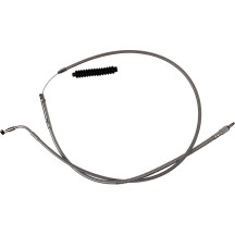 High-Efficiency Stainless Steel Clutch Cable for Harley-Davidson — 6" (15.2 cm), Silver