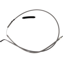 High-Efficiency Stainless Steel Clutch Cable for Harley-Davidson — 8" (20.3 cm), Silver