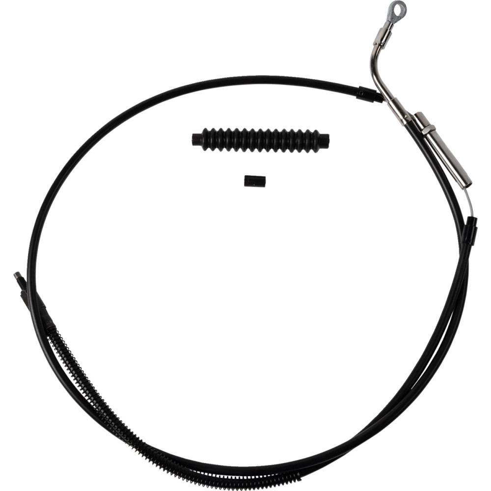 High-Efficiency Black Vinyl Clutch Cable — 20.3 cm (8\")