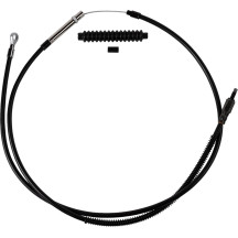 Cable de embrague de vinilo negro de alta eficiencia — 6" (15,2 cm)