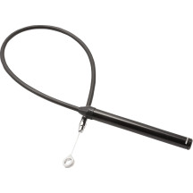 Cable superior de embrague de vinilo negro — Carcasa 39", recorrido 56 mm (2.2")