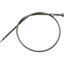 Cable de velocímetro trenzado Armor Coat de acero inoxidable para Harley-Davidson — 101.5 cm (40 in), cromado