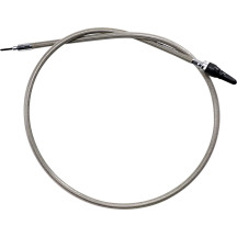 Cable de velocímetro Armor Coat trenzado de acero inoxidable para Harley-Davidson — 99 cm (39"), Cromo