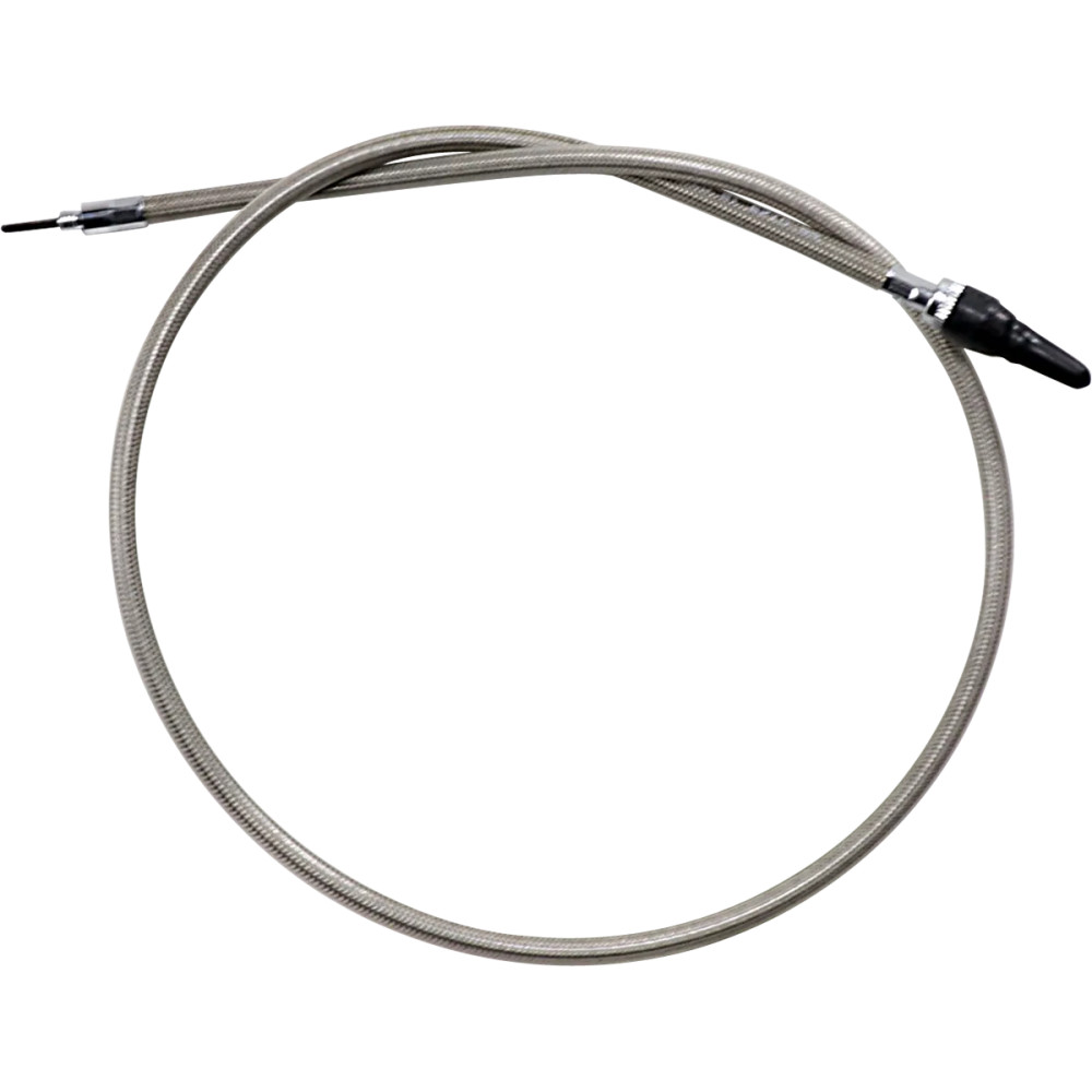 Cable de velocímetro Armor Coat trenzado de acero inoxidable para Harley-Davidson — 99 cm (39"), Cromo
