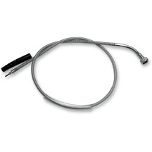 Cable de velocímetro trenzado Armor Coat de acero inoxidable para Harley-Davidson — 104 cm (41 in), cromado