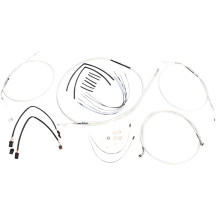 Sterling Chromite II® Kit de instalación de manillar de diseño — Ape hanger, para 10"–12", Cromado