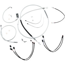 Sterling Chromite II® Designer Handlebar Installation Kit — Ape Hanger, fits 12"–14", chrome