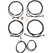 Kit de cables completo Plug-and-Play — 12"–14" altura manillar, curvatura estándar, ABS, negro