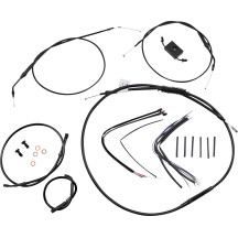 Extended Handlebar Cable and Brake Line Kit for Sportsters with ABS
